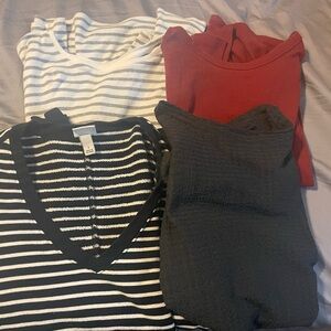 Lot of Four - Fall/Winter Women's Large Shirts